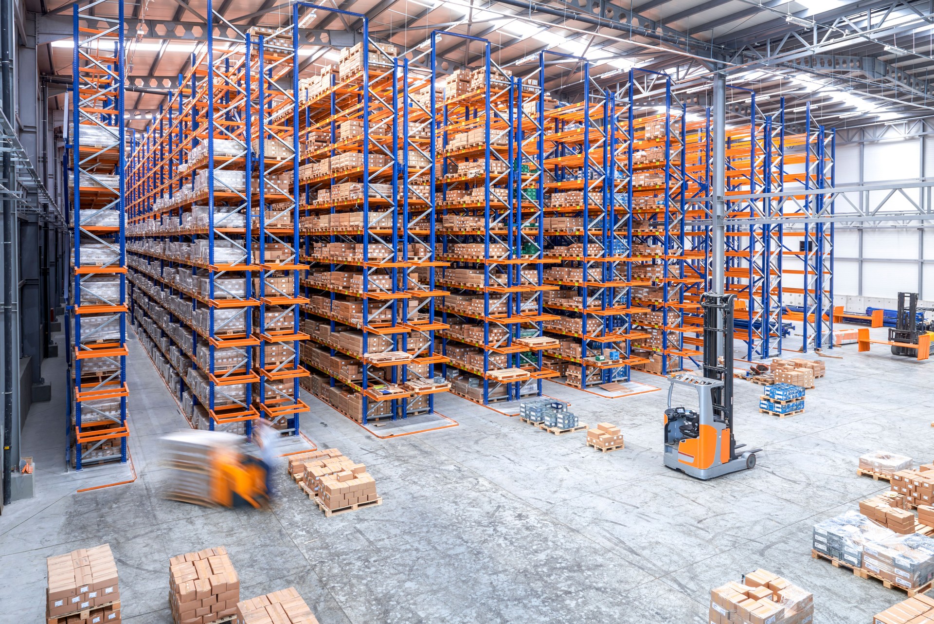 Warehouse aisle